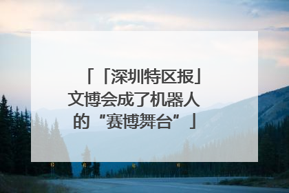「深圳特区报」文博会成了机器人的“赛博舞台”