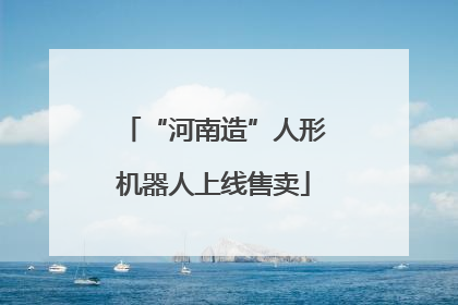 “河南造”人形机器人上线售卖