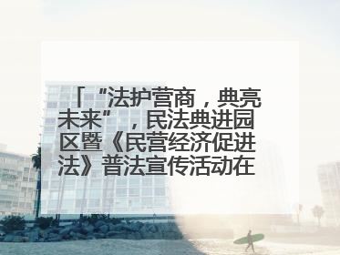 “法护营商，典亮未来”，民法典进园区暨《民营经济促进法》普法宣传活动在长沙举行
