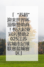 “苏超”迎来世界杯顶级赞助商！悦达起亚冠名赞助2025江苏省城市足球联赛盐城赛区
