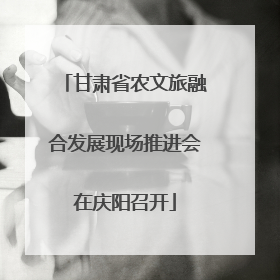 甘肃省农文旅融合发展现场推进会在庆阳召开
