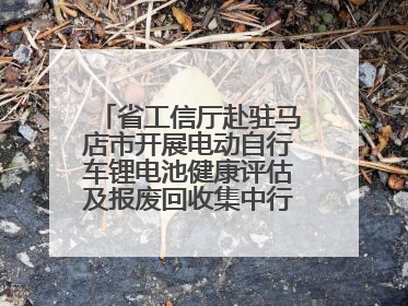 省工信厅赴驻马店市开展电动自行车锂电池健康评估及报废回收集中行动示范点建设调研指导