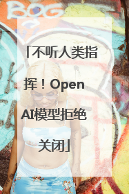 不听人类指挥！OpenAI模型拒绝关闭