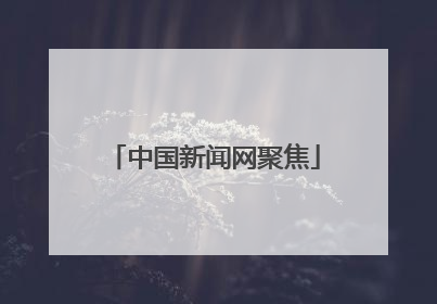 中国新闻网聚焦