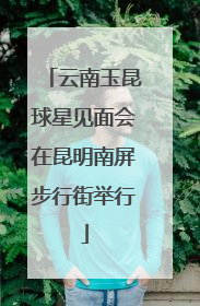 云南玉昆球星见面会在昆明南屏步行街举行