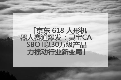 京东 618 人形机器人赛道爆发：灵宝CASBOT以30万级产品力搅动行业新变局