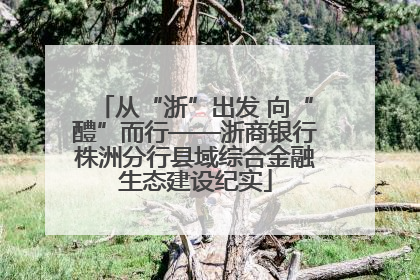 从“浙”出发 向“醴”而行——浙商银行株洲分行县域综合金融生态建设纪实