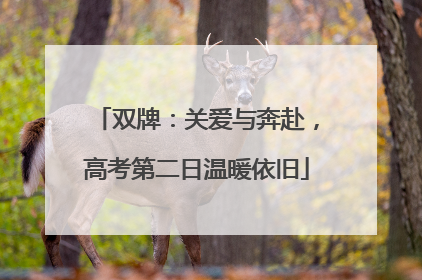 双牌：关爱与奔赴，高考第二日温暖依旧