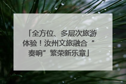 全方位、多层次旅游体验！汝州文旅融合“奏响”繁荣新乐章