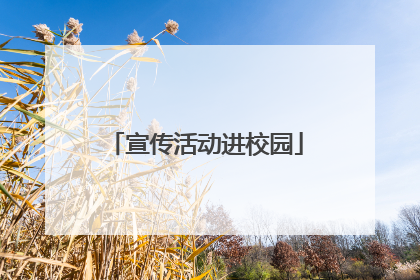 宣传活动进校园