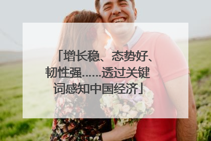 增长稳、态势好、韧性强……透过关键词感知中国经济