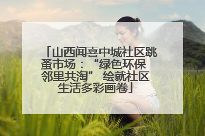 山西闻喜中城社区跳蚤市场：“绿色环保 邻里共淘” 绘就社区生活多彩画卷