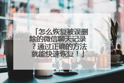 怎么恢复被误删除的微信聊天记录？通过正确的方法就能快速恢复！