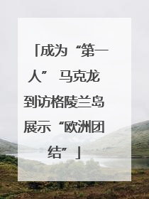 成为“第一人” 马克龙到访格陵兰岛展示“欧洲团结”