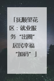 抚顺望花区：就业服务“出圈” 居民幸福“加码”