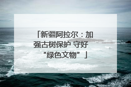 新疆阿拉尔：加强古树保护 守好“绿色文物”