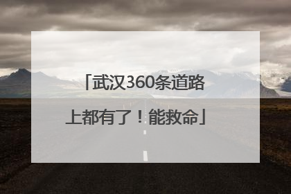 武汉360条道路上都有了！能救命