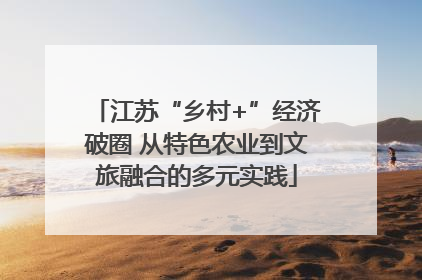 江苏“乡村+”经济破圈 从特色农业到文旅融合的多元实践
