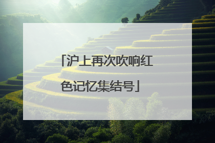 沪上再次吹响红色记忆集结号