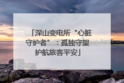 深山变电所“心脏守护者”：孤独守望护航旅客平安