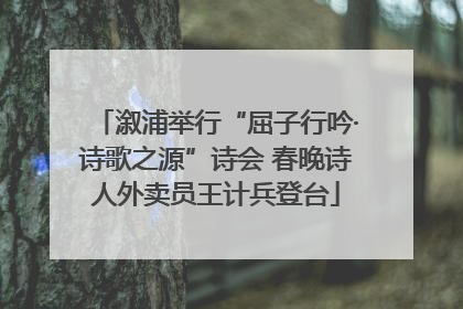 溆浦举行“屈子行吟·诗歌之源”诗会 春晚诗人外卖员王计兵登台