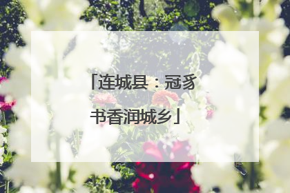 连城县：冠豸书香润城乡