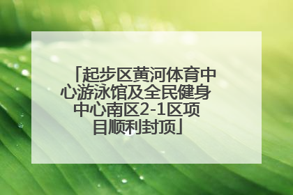 起步区黄河体育中心游泳馆及全民健身中心南区2-1区项目顺利封顶