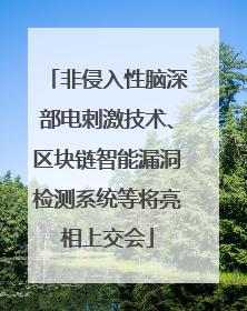 非侵入性脑深部电刺激技术、区块链智能漏洞检测系统等将亮相上交会