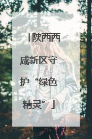陕西西咸新区守护“绿色精灵”