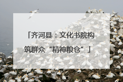 齐河县：文化书院构筑群众“精神粮仓”