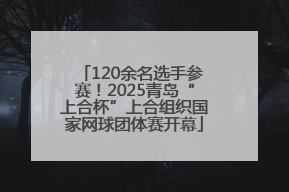 120余名选手参赛！2025青岛“上合杯”上合组织国家网球团体赛开幕