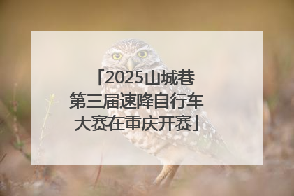2025山城巷第三届速降自行车大赛在重庆开赛